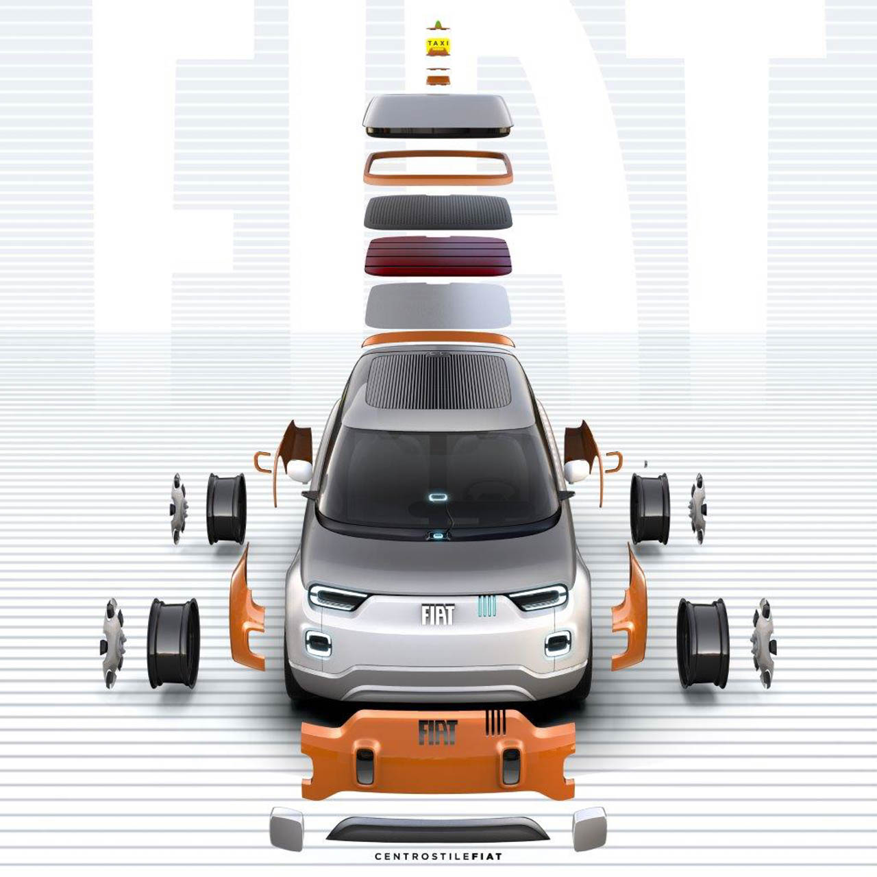fiat-concept-centoventi-6 L'actualité automobile et impression 3D de ce début d'année !